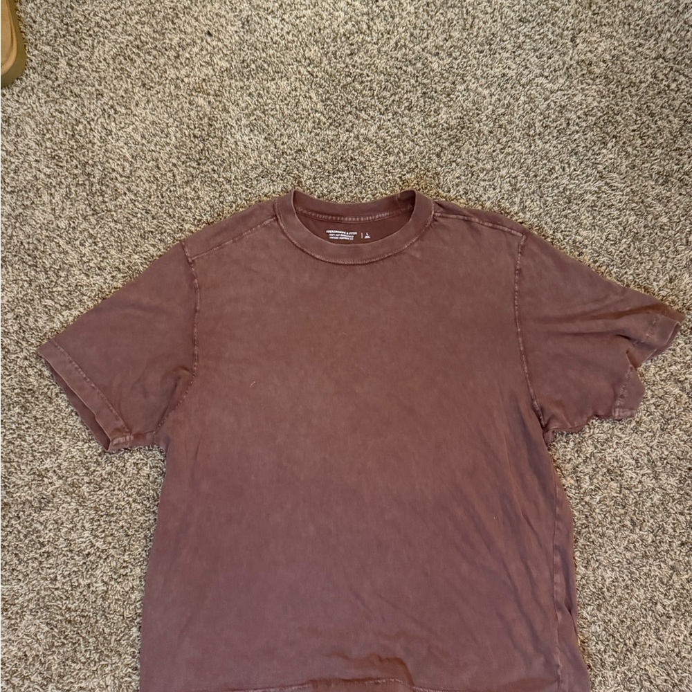 Abercrombie & Fitch Short Sleeve Tee in Red